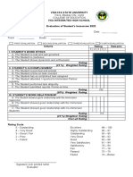 Rubric for Work Immersion Teaching Portfolio SHS IMMERSION FORMS 1 3 REVISED 2019