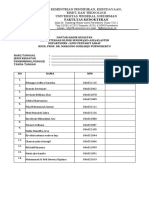 ABSENSI KEGIATAN 10 April