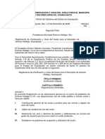 Reglamento de Zonificacion y Usos Del Suelo para El Municipio de Dolores Hidalgo (Mar 2018)