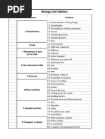 Biology Outlines