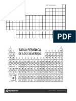 Actividades de La Tabla Periodica