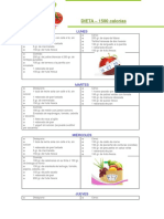 DIETA - 1500 Calorías 2