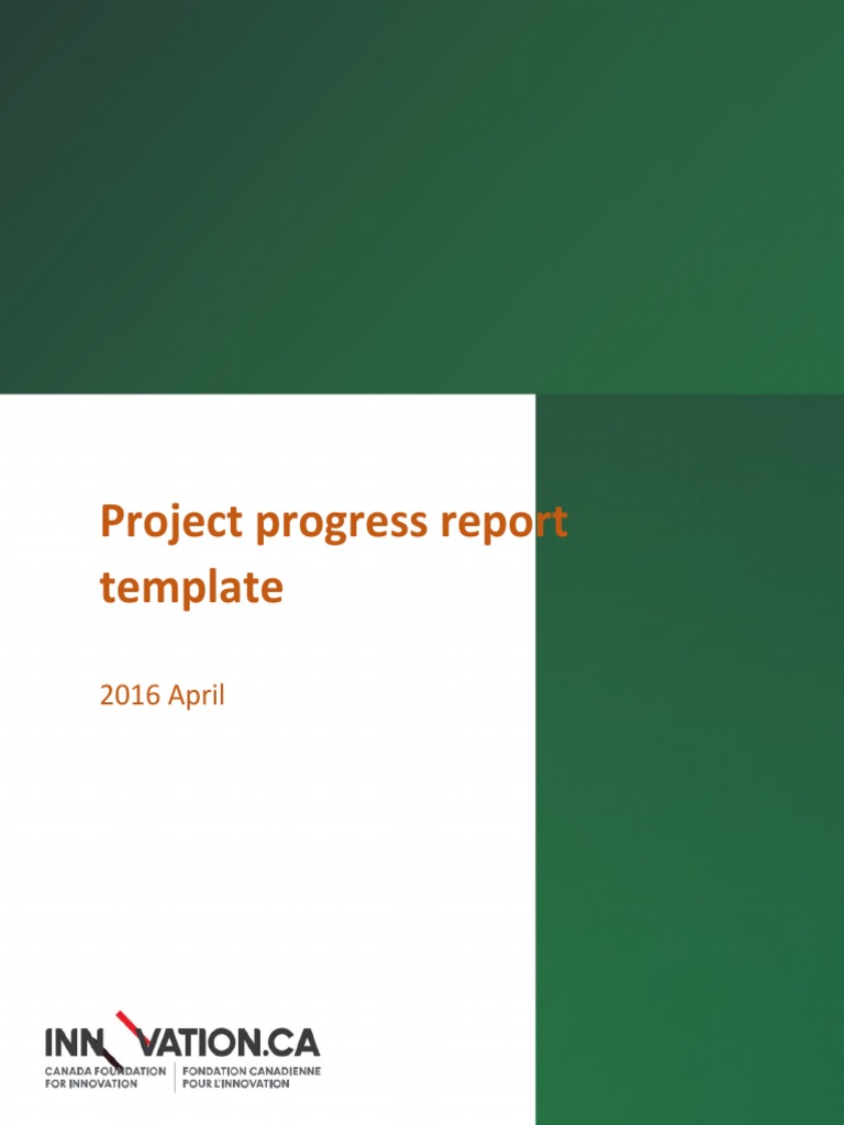 Progress Report Template 05 | PDF