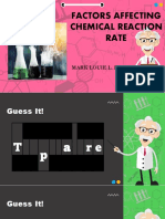 Physcie Factors Affecting Chemical Reaction Rate