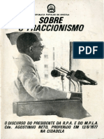Agostinho Neto - Sobre o Fraccionismo-Publicações Gama Ministério Da Defesa (1977)