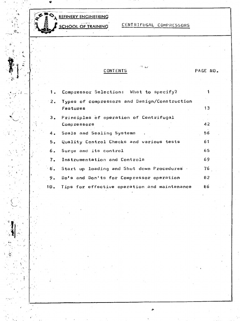 Centrifugal Compressors PDF