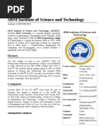 SRM Institute of Science and Technology