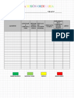 Cuadro de Colores y Ficha Descriptiva