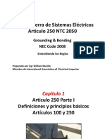 Puesta a Tierra Sistemas Eléctricos NTC 2050