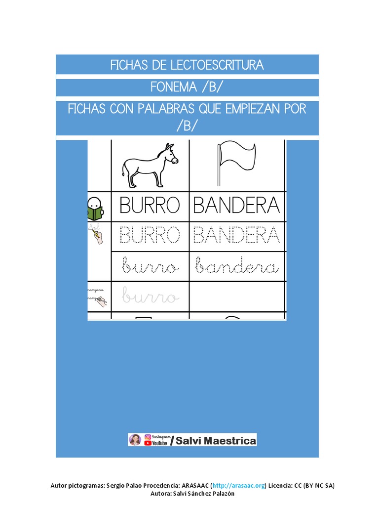 Material Lectoescritura B | PDF
