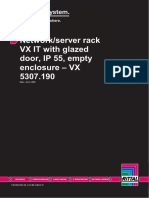 Network/server Rack VX IT With Glazed Door, IP 55, Empty Enclosure - VX 5307.190