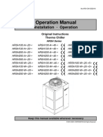 SMC Chiller - HRSH Series - Operation Manual