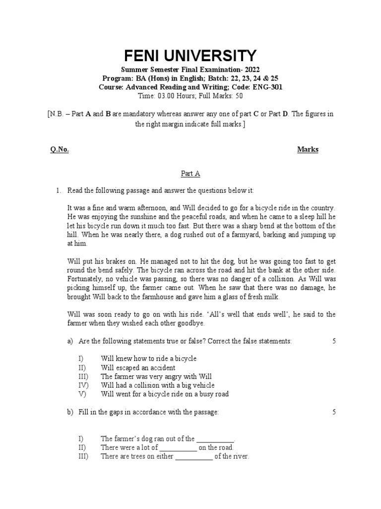 Advanced Reading and Writing PDF