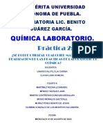 Práctica 2. Química Lab. Equipo 4.