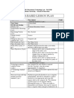 Web-Based Lesson Plan