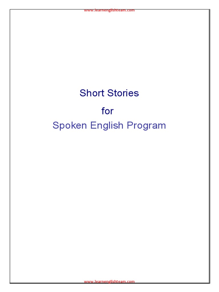 Very Short English Stories for Children and Esl Students Www ...