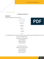 Complementos de Matemática: I. Trabajo Práctico