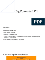 Role of Big Powers in 1971