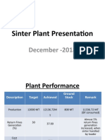 sinter plant presentation  Dec18