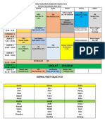 Jadwal Pelajaran Semester Ganjil Vii D