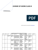 CRE SCHEME OF WORK CLASS 8 - V1