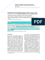 The Potential of Wild Vegetation Species of Eleusine Indica L., and Sonchus Arvensis L. For Phytoremediation of Cd-Contaminated Soil