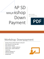@sap SD Workshop Down Payment: Mickae L Que Snot©