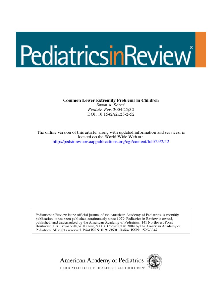Lower Limb Deformity in Children | PDF | Hip | Foot