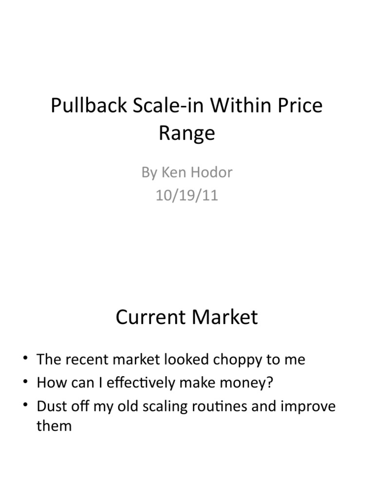 Effective Pullback Trading Strategy | PDF | Stocks | Market (Economics)