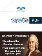 Chapter 3 Binomial Nomenclature