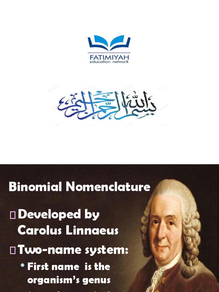 Chapter 3 Binomial Nomenclature | PDF