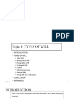 Types of Will