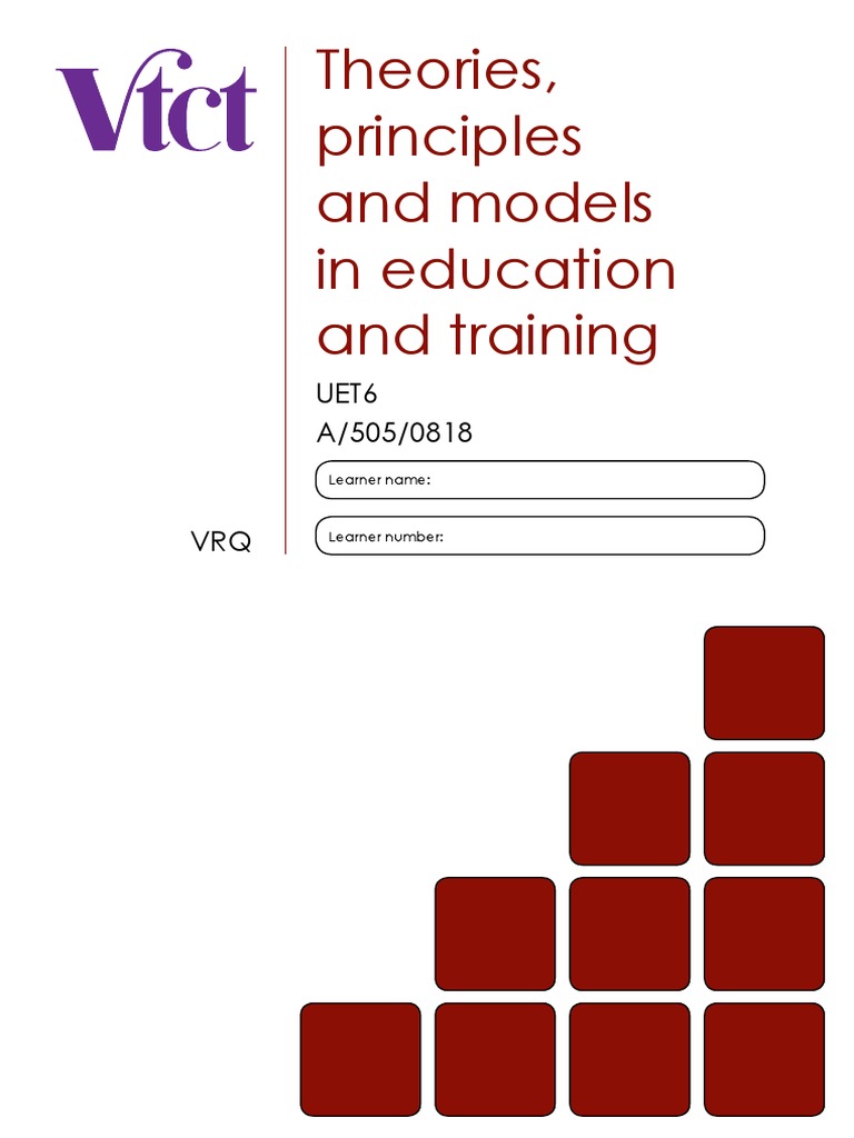 Theories Principles And Models In Education And Training Pdf
