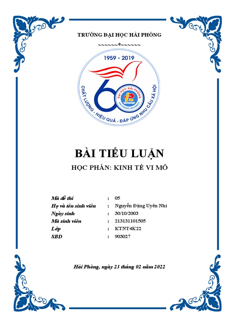 Bia Bao Cao Truong DHHP | PDF