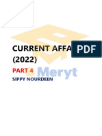 Current Affairs 2022 (Part 4)