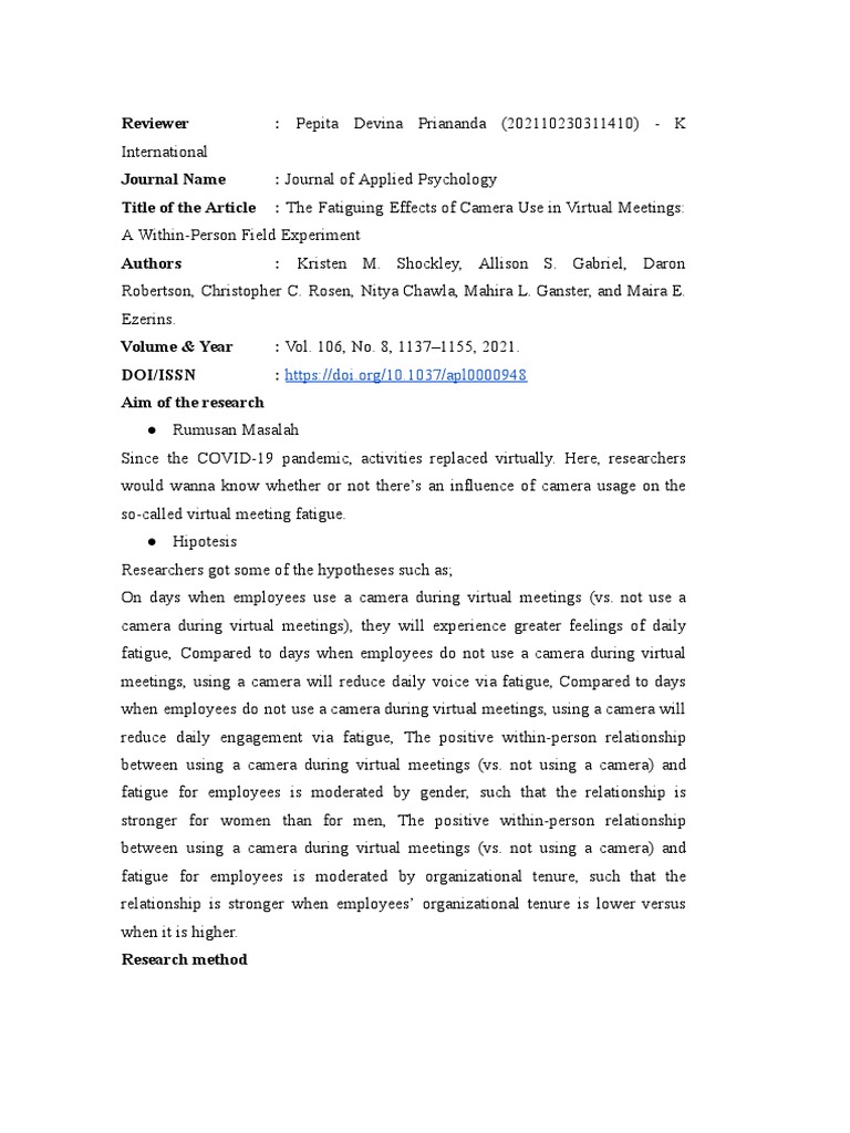 JOURNAL REVIEW 410 Pepita PDF