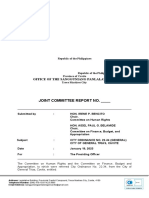 Committee Report On Human Rights