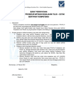 2. Surat Pernyataan Persetujuan Prosedur Mitigasi (COH) rev'20