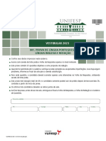 Unifesp 2023 - 1o Dia - Prova de Lingua Portuguesa Lingua Inglesa e Redacao