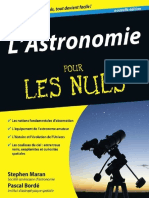 Lastronomie Pour Les Nuls (Stephen P. Maran Pascal Bordé (Maran Etc.)