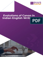 Evolutions of Canon in Indian English Writings 701681881337844