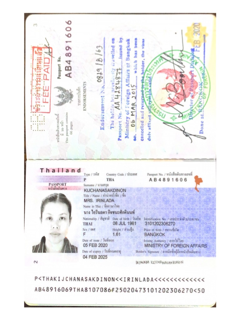 This Passport Contains | PDF