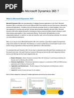 What Is Microsoft Dynamics 365