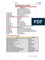 Movimientos Del Cursor - Hoja de Informacion