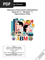 Bes Module 7 Operational Plan