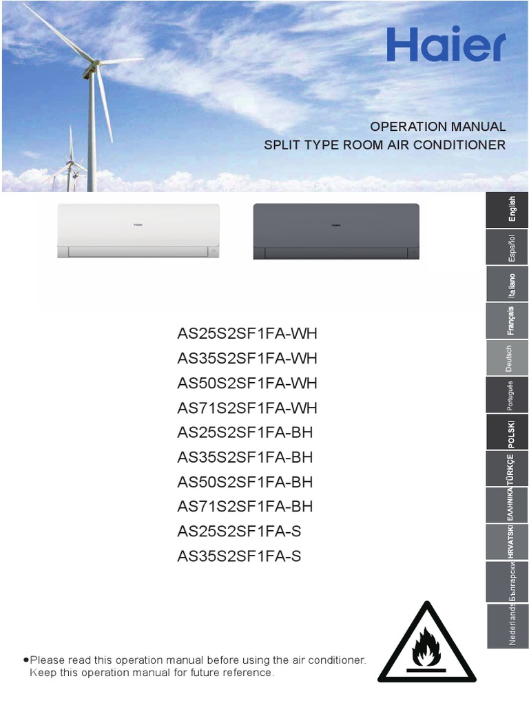 Klima uređaj Haier Flexis | PDF