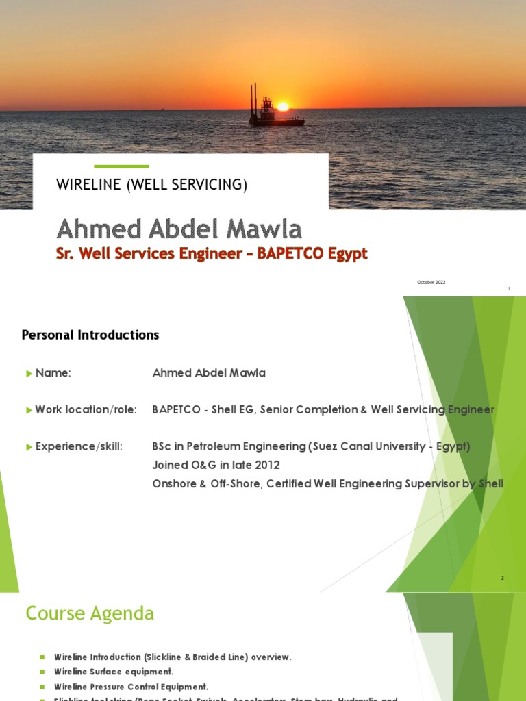 Wireline Operations and Equipment Overview | PDF | Equipment | Physical ...