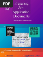 Job Application Materials