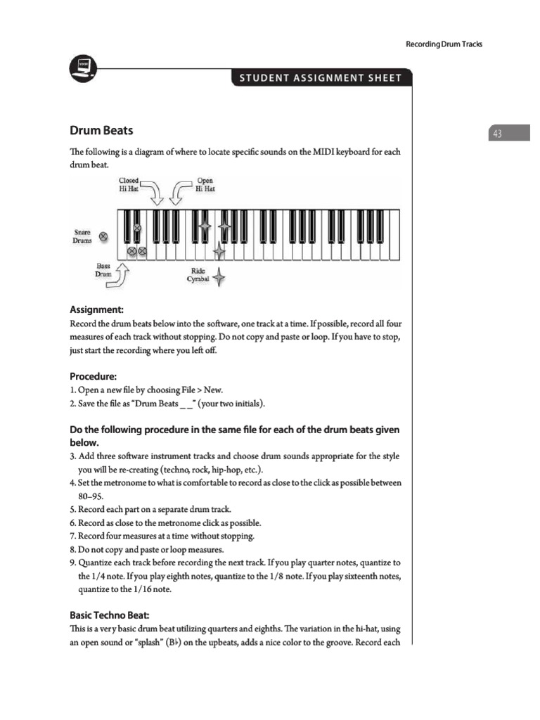 Hip Hop Drum Grooves PDF