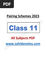 Pairing Schemes 2023 Class 11 WWW - Zahidenotes